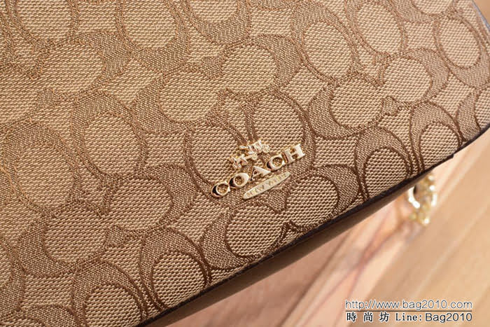 COACH蔻馳 F28959 新款帆布小方包 相機包 超級百搭 女士單肩斜跨包  Chz1261
